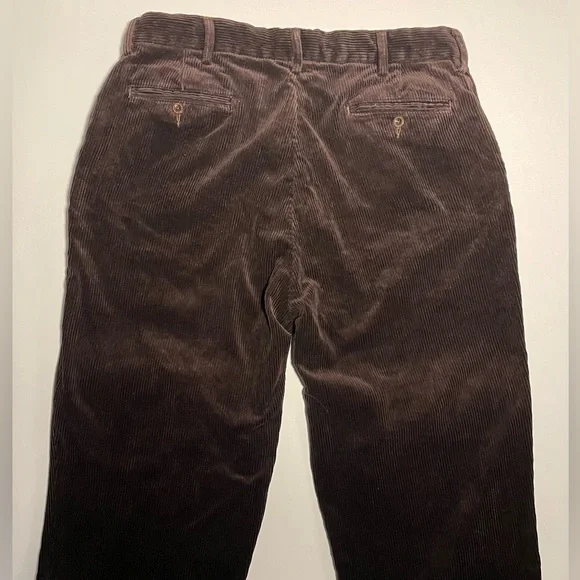 Polo Ralph Lauren Corduroy Pants Dark Chocolate - Picture 5 of 14